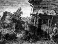Офорт В.Зорина.  Эхо прошедшего времени,  20 х 29
