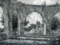 Офорт В.Зорина. Ярославово дворище,  13,5 х 17,5