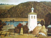 Малы, цветной офорт В.Зорина,1999, 18 х 25